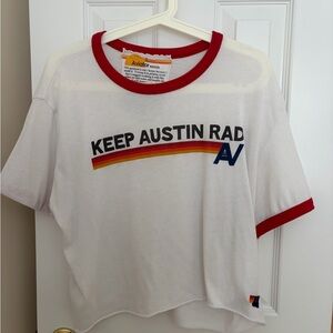 Aviator Nation boyfriend T-Shirt, keep Austin rad